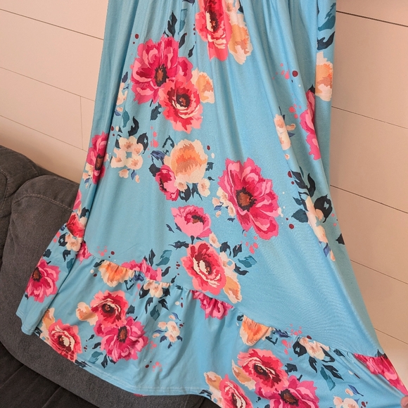 Gorgeous Pixie Girls Maxi Dress (Heavy Material) 🇺🇸  Size 10-12 - Picture 2 of 4